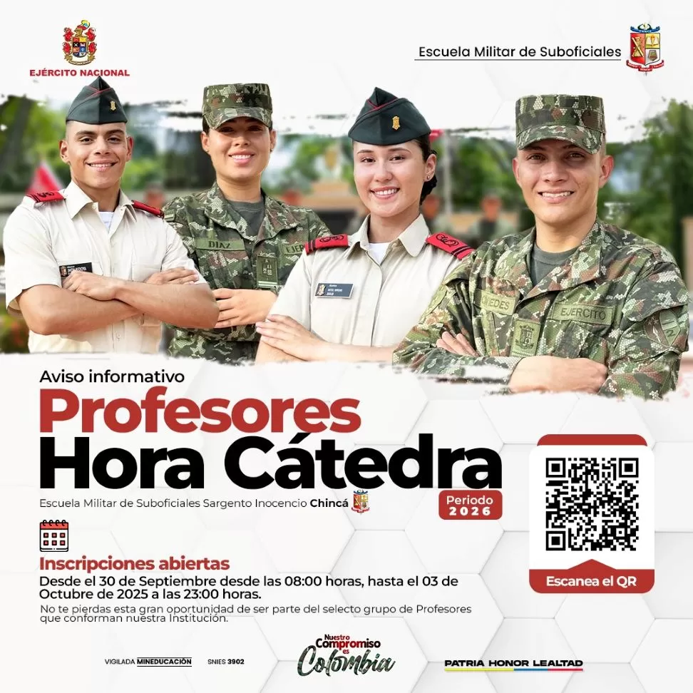 Aviso informativo 004: Postulación Profesor Hora Cátedra 2026