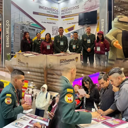 Fortalecer la educación y el liderazgo: la Escuela de Ingenieros Militares participará en Expoestudiantes 2025