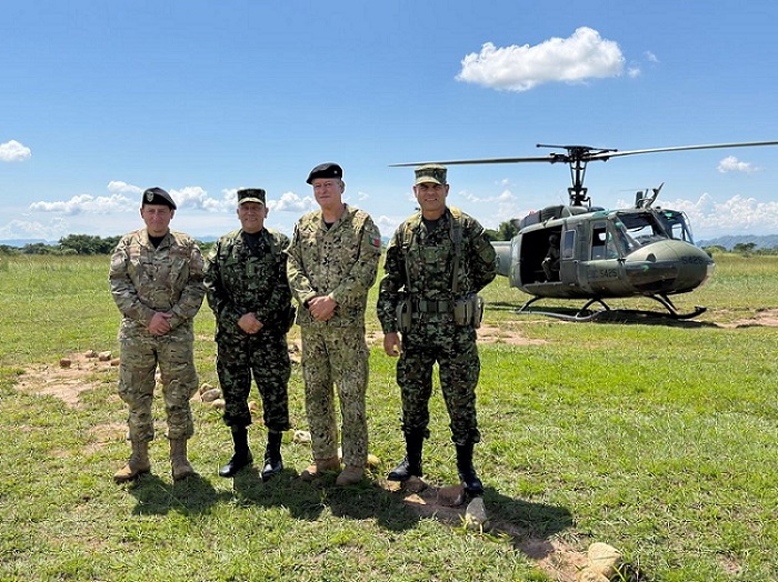 En una visita geoestratégica, Tolemaida recibió a los comandantes del Ejército de Portugal y Chile