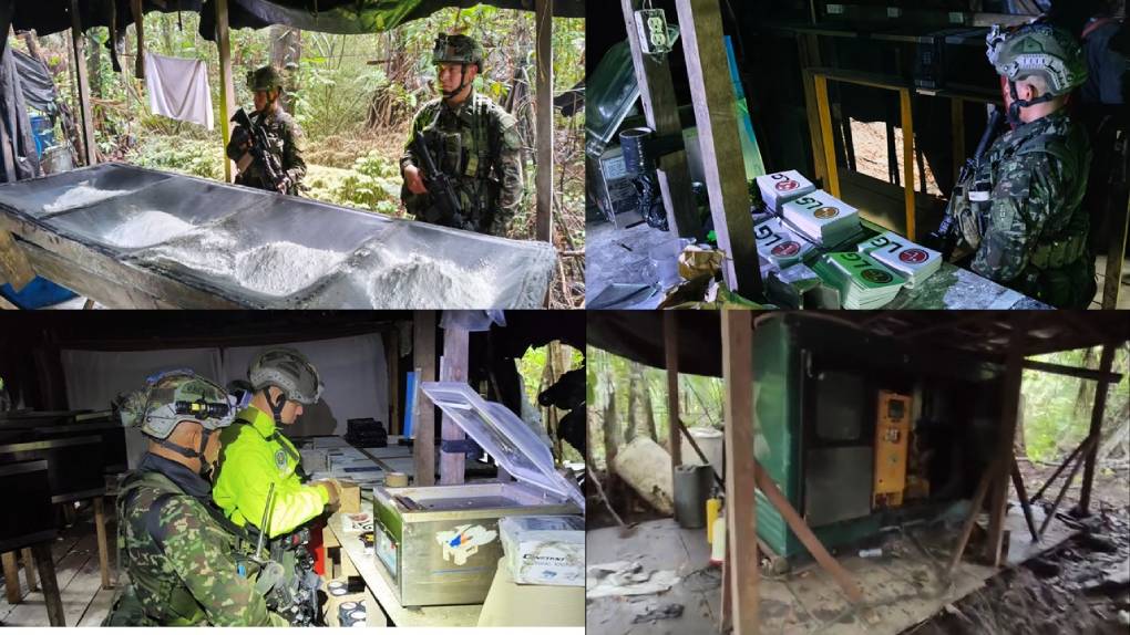 Ejército Nacional incauta más de cinco toneladas y media de clorhidrato de cocaína en Nariño