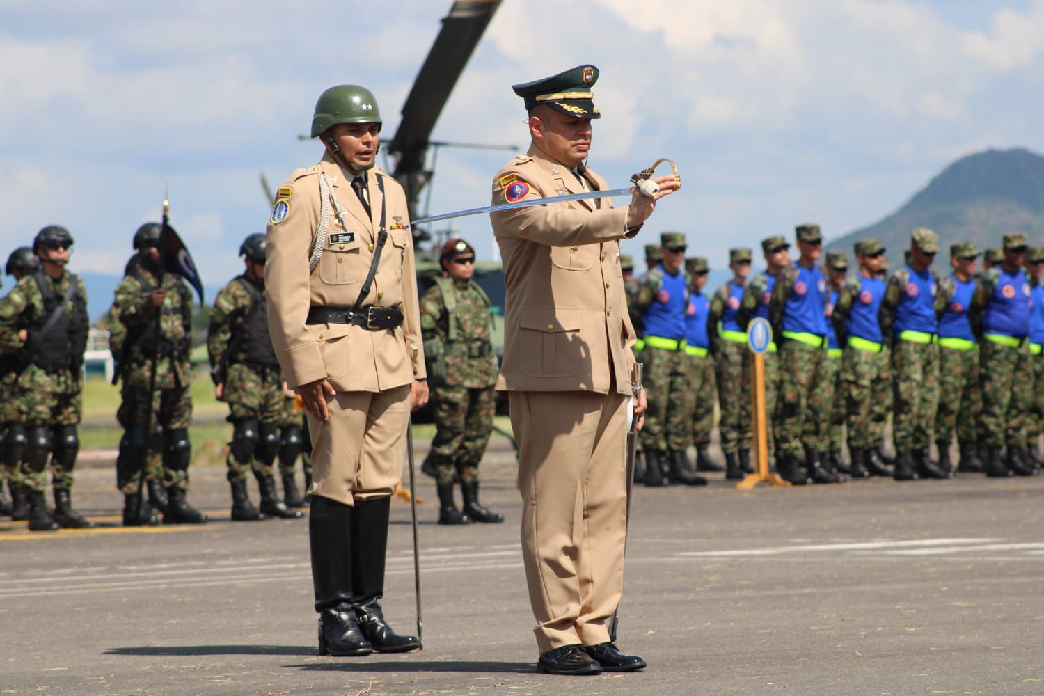 En Tolemaida se efectuó la transmisión de mando de la Brigada de Aviación Ejército N.° 25