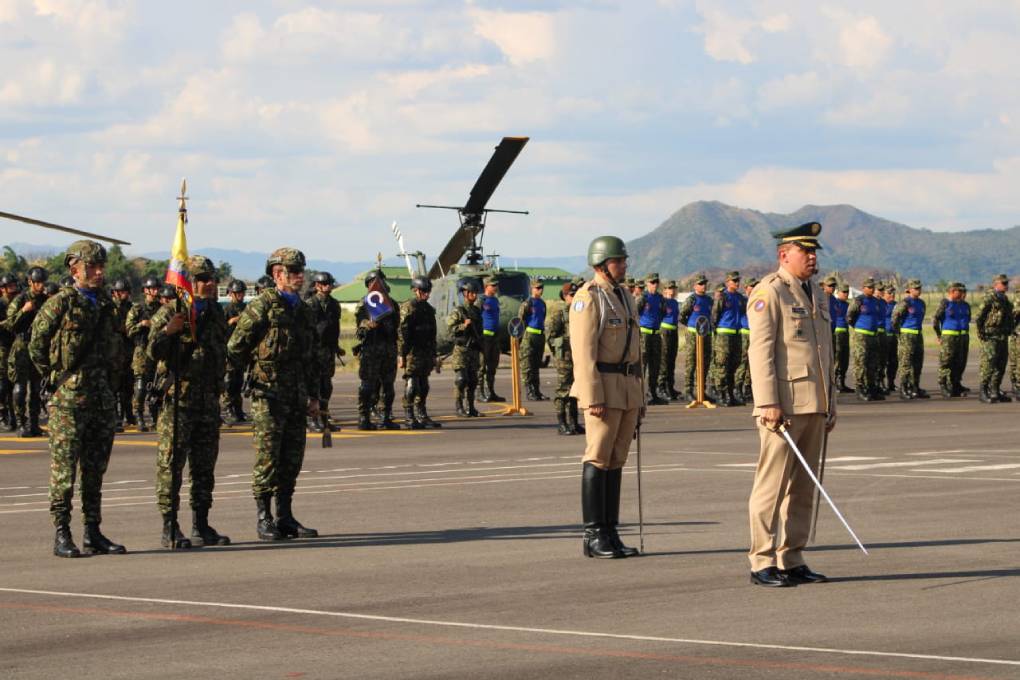 Brigada encargada del mantenimiento de las aeronaves del Ejército Nacional tiene nuevo comandante