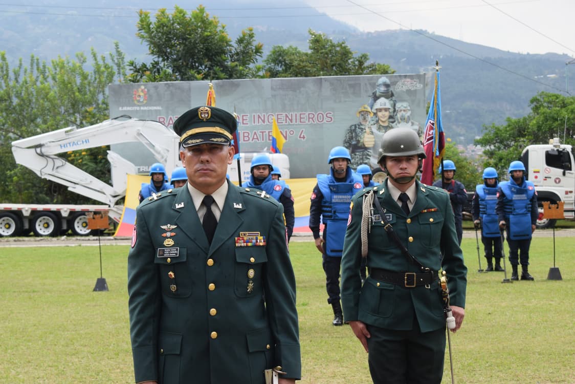 El TC Yesid Carreño Sua asumió como nuevo comandante del Batallón de Ingenieros de Desminado Humanitario N.° 7.