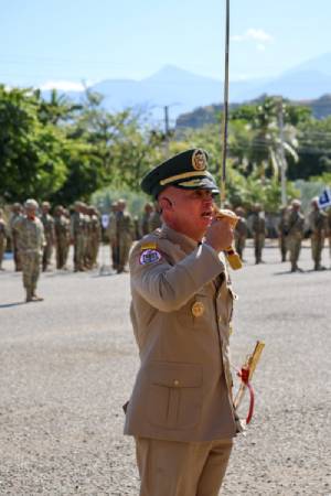 La Primera División del Ejército Nacional recibe a su nuevo comandante