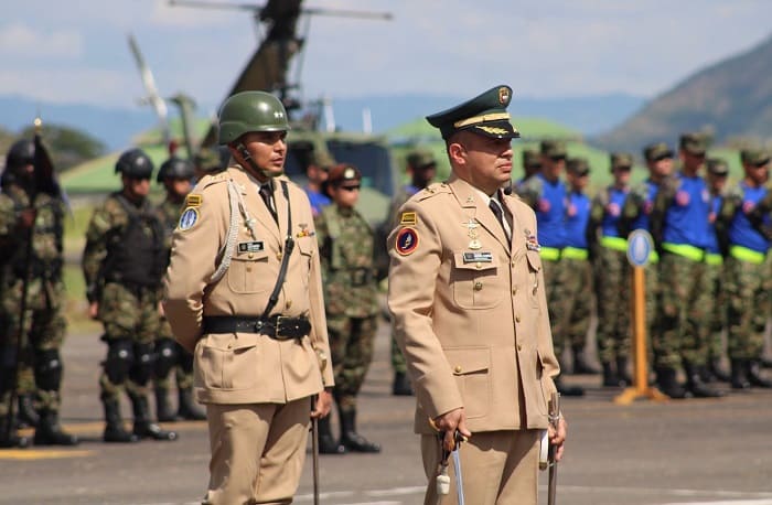 The transfer of command of the 25th Army Aviation Brigade took place in Tolemaida