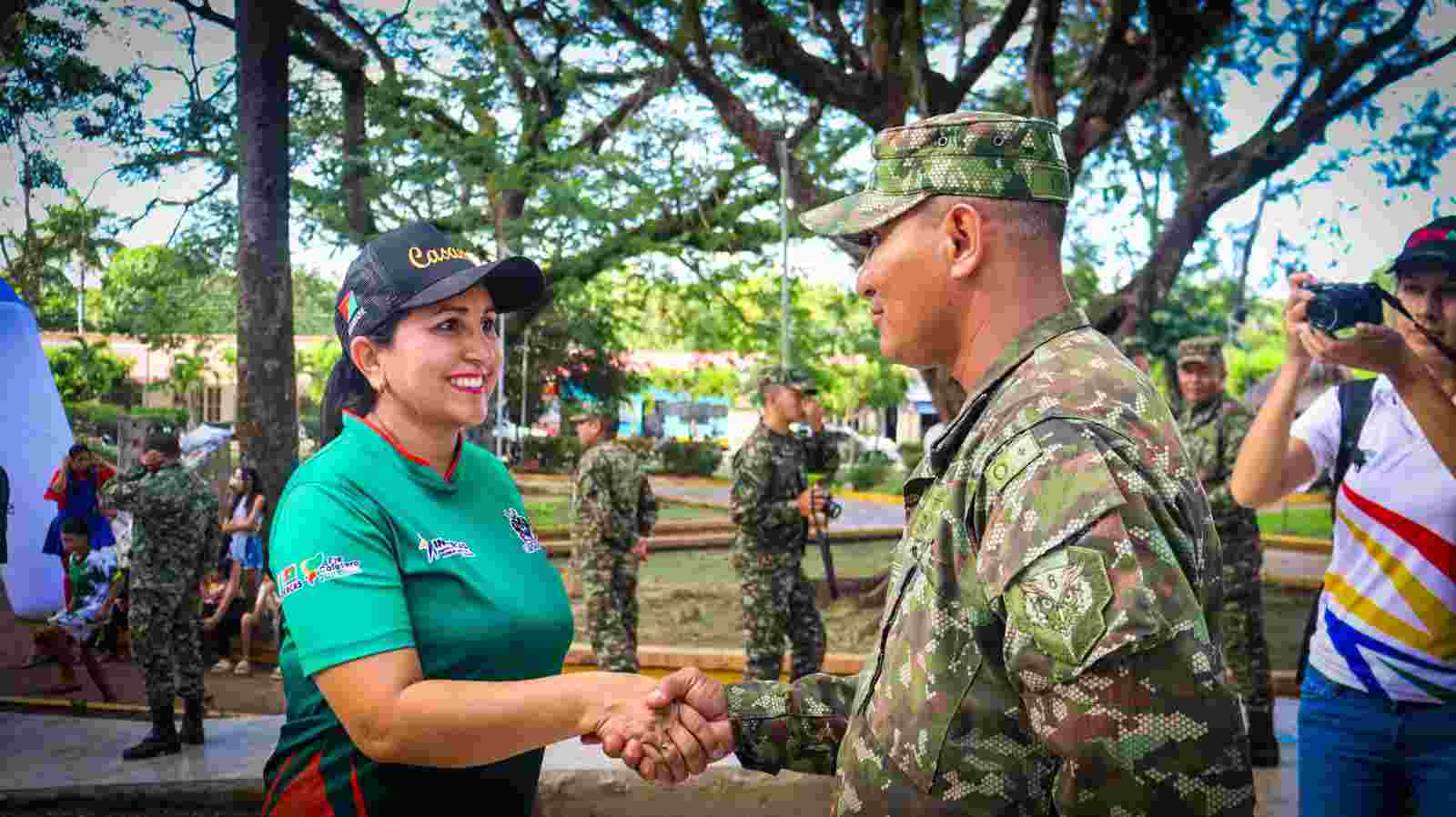 Ejército Nacional y aliados mejoran monumento histórico en San Luis de Palenque