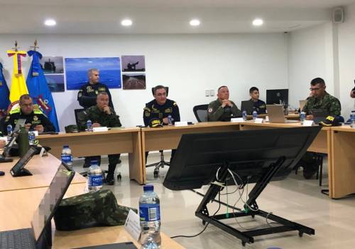 El comandante de la Primera División del Ejército participó en la Reunión de Mando Regional del Caribe