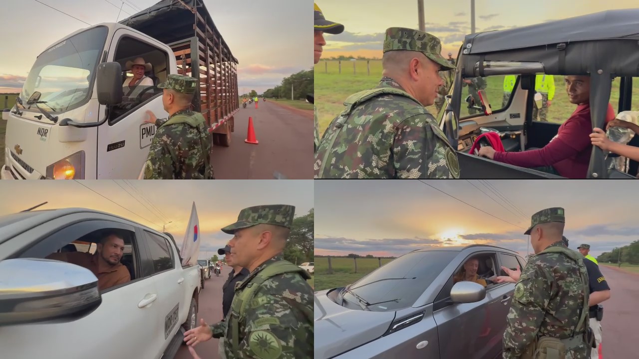 La Vigésima Octava Brigada del Ejército Nacional refuerza puestos de control durante el puente festivo del Día de Reyes