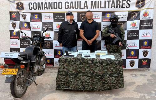 Cuando recibía el pago de una extorsión, fue capturado por tropas del Ejército alias Javier, integrante del GAO Clan del Golfo, en Cesar