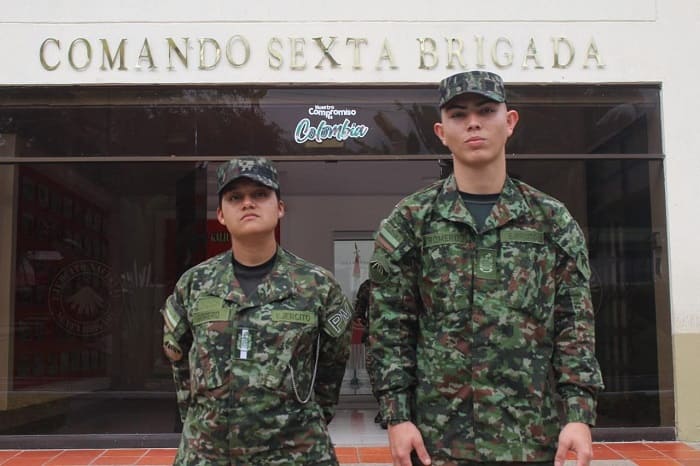El soldado Forero y Romero encontraron en el Ejército Nacional una oportunidad para salir adelante