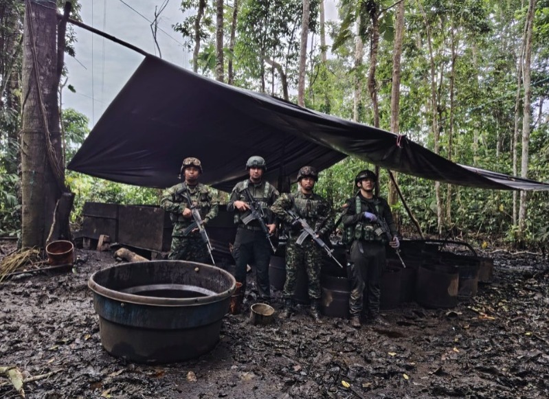 Ejército Nacional golpea el corazón logístico del narcotráfico en Putumayo