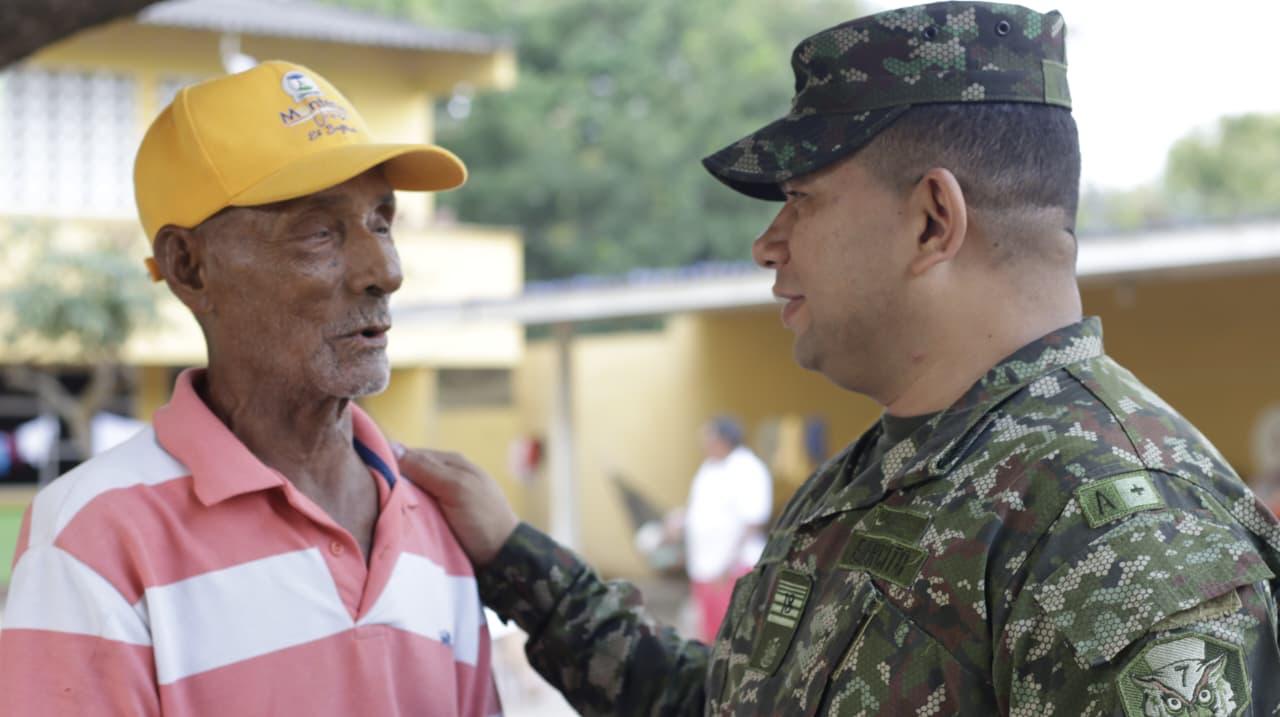 Unidos por la vida: Ejército Nacional y voluntarios llevan atención médica a familias afectadas en Montería