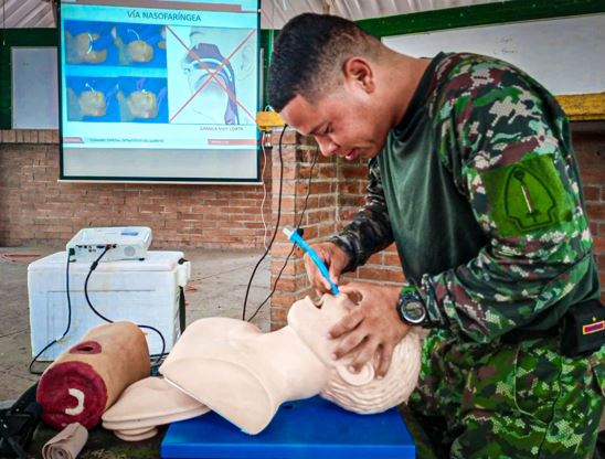 Soldados del Ejército Nacional culminaron con éxito la certificación Tactical Combat Casualty Care (TCCC)