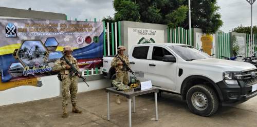 Operación del Ejército contra el grupo armado Autodefensas Conquistadoras de la Sierra permite recuperar un vehículo hurtado en La Guajira