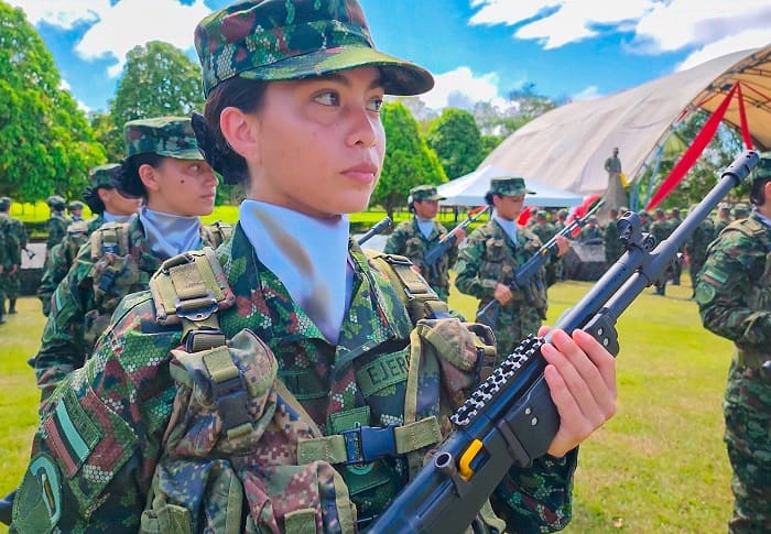 Desde Bogotá al Guaviare: el sueño de la soldado Díaz de convertirse en oficial se va construyendo