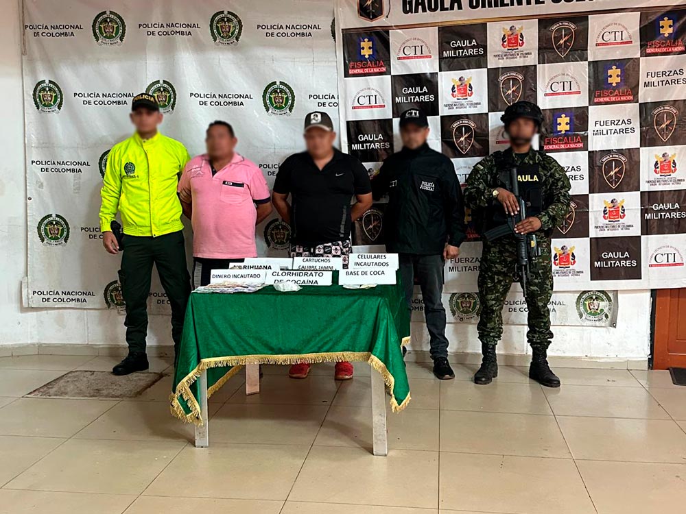 Ofensiva militar en el Vichada deja como resultado tres personas capturadas