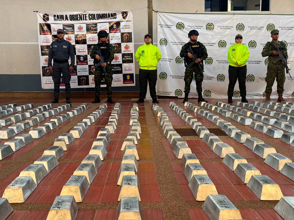 Ejército Nacional logró incautar más de 6 toneladas de estaño avaluadas en un millón de dólares que tendrían como destino China