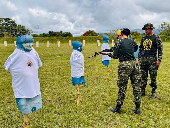 Second lieutenants strengthen their training at the National Army Shooting School