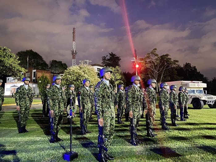 Flag oath ceremony for the fourth contingent
