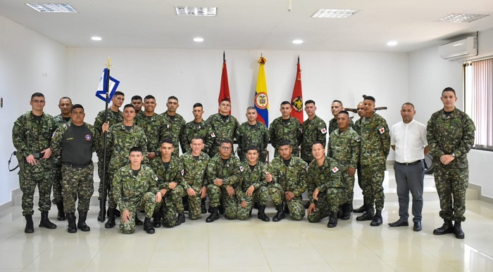 Twenty new military first responders from the National Army were certified in Mitú