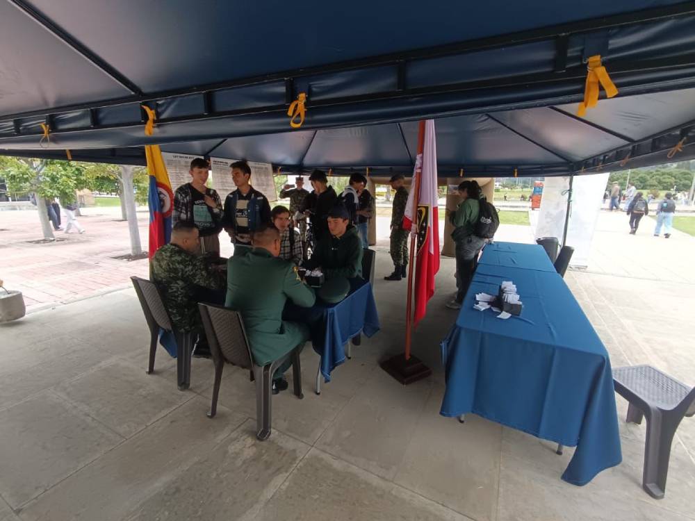 Finalizó jornada de definición de situación militar en la Universidad Militar Nueva Granada, sede Cajicá