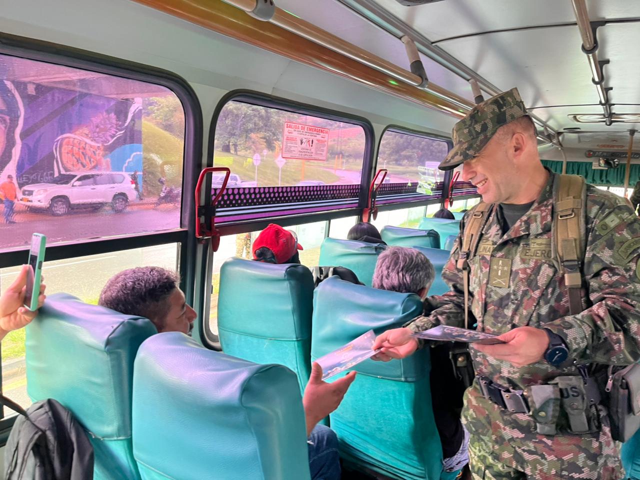 En Semana Santa, el Ejército Nacional acompaña a los viajeros con un robusto dispositivo de seguridad en el nororiente del país