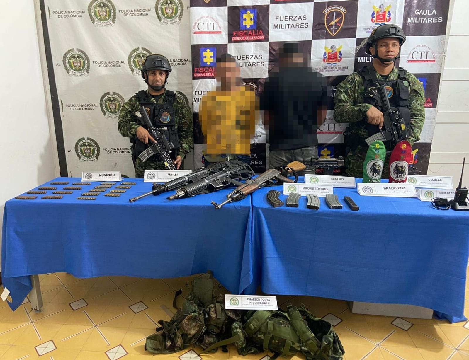 Ejército Nacional y Sijín propinan golpe al Clan del Golfo en El Retén, Magdalena