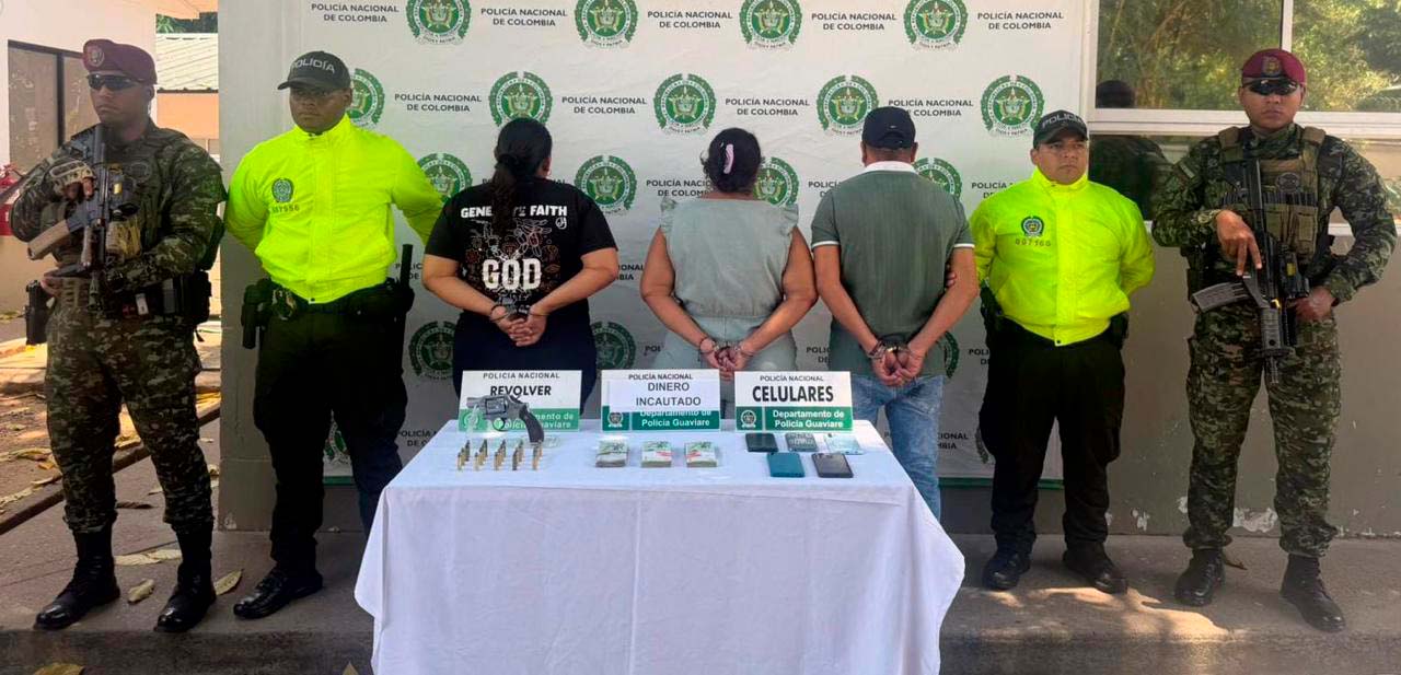 Ejército Nacional logra la captura de tres presuntos integrantes de grupo delincuencial en el Guaviare