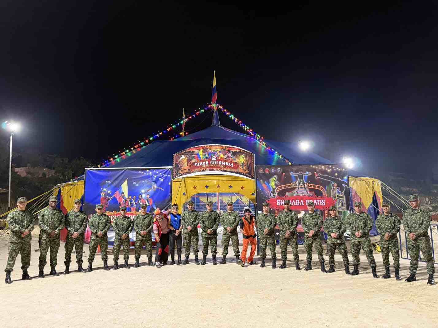 El Circo Colombia N.º2 llegó a Lebrija, Santander, para reconstruir el tejido social