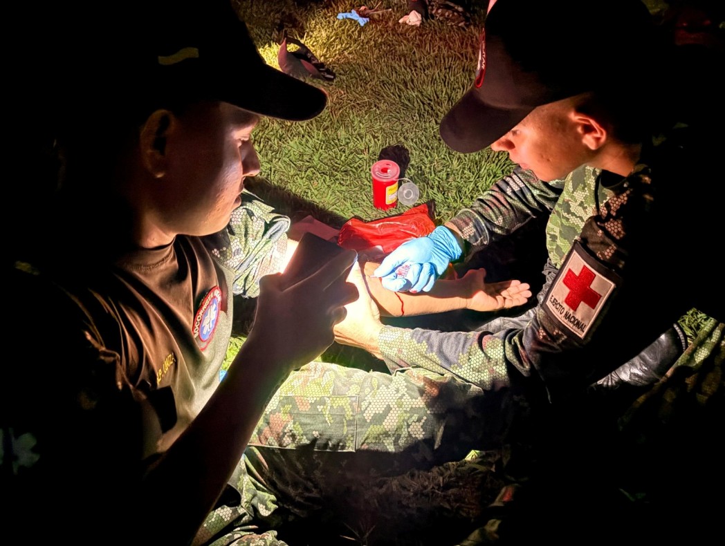 45 integrantes del Ejército Nacional culminaron con éxito curso de Socorristas Militares en Bucaramanga