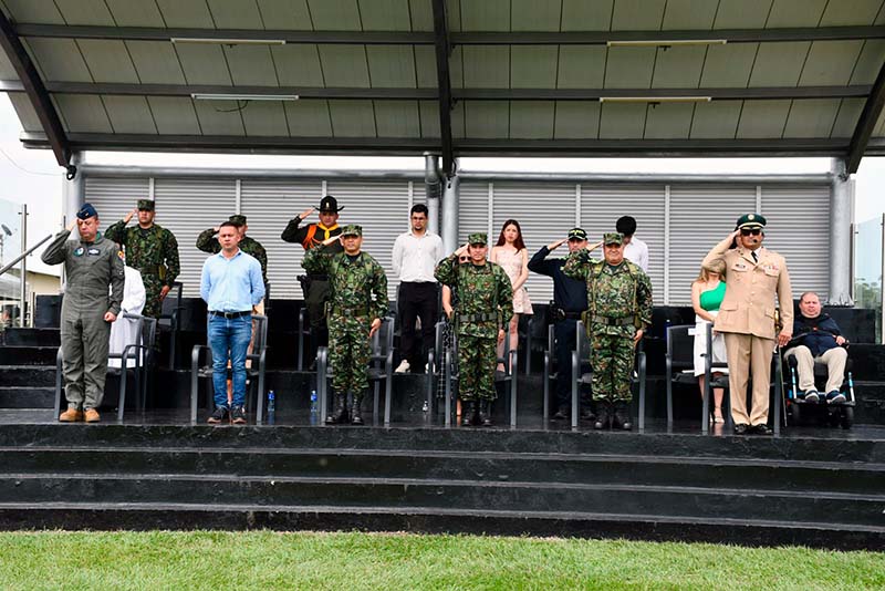 Cuarta División realiza transmisión de mando en la Trigésima Primera Brigada de Selva
