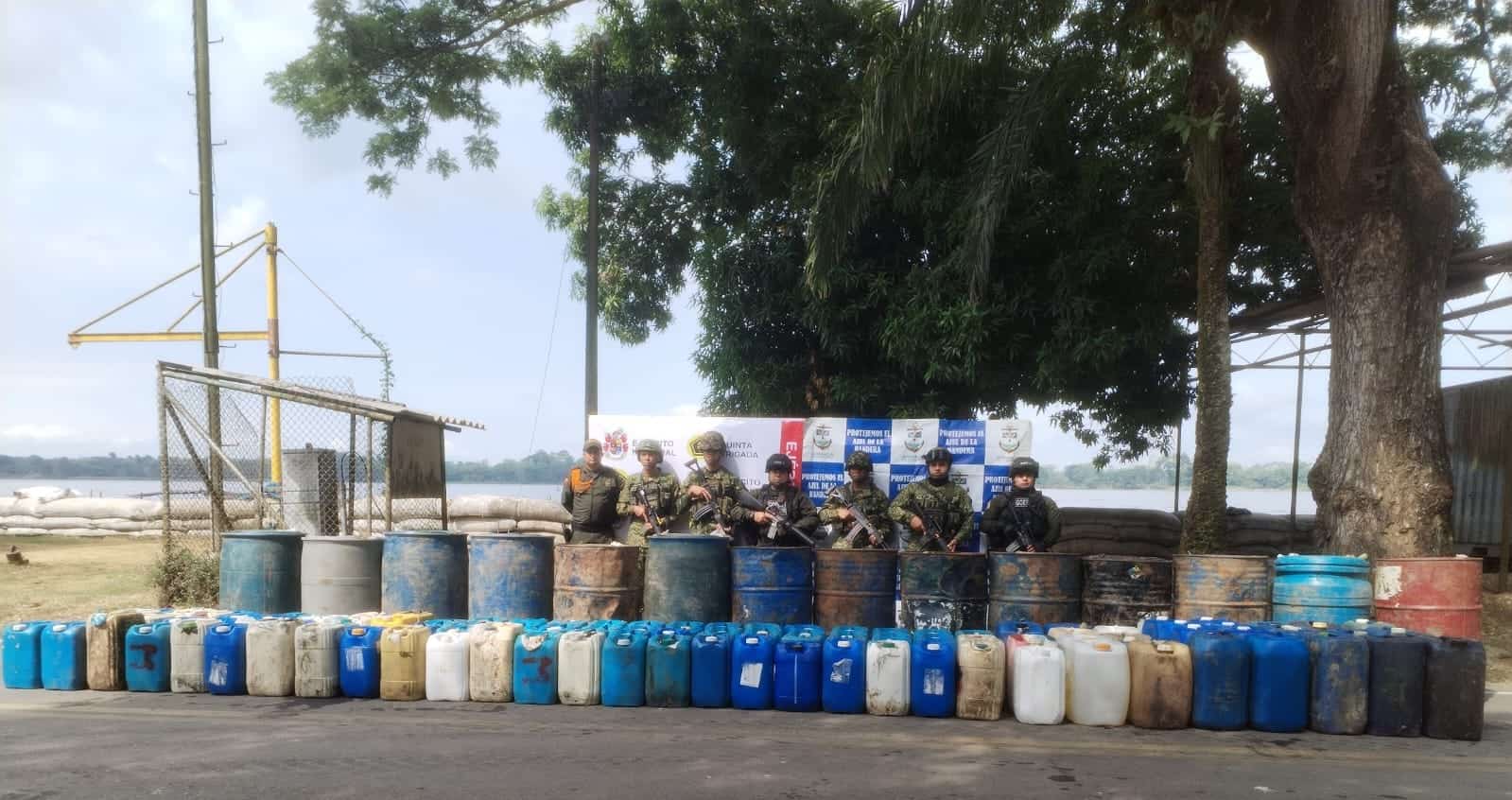 Ejército Nacional recupera más de 1100 galones de diésel y afecta estructura del ELN en Santander