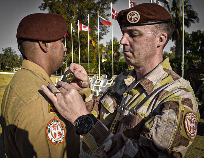National Army Non-Commissioned Officers promoted in the Sinai and reaffirm their commitment to Colombia