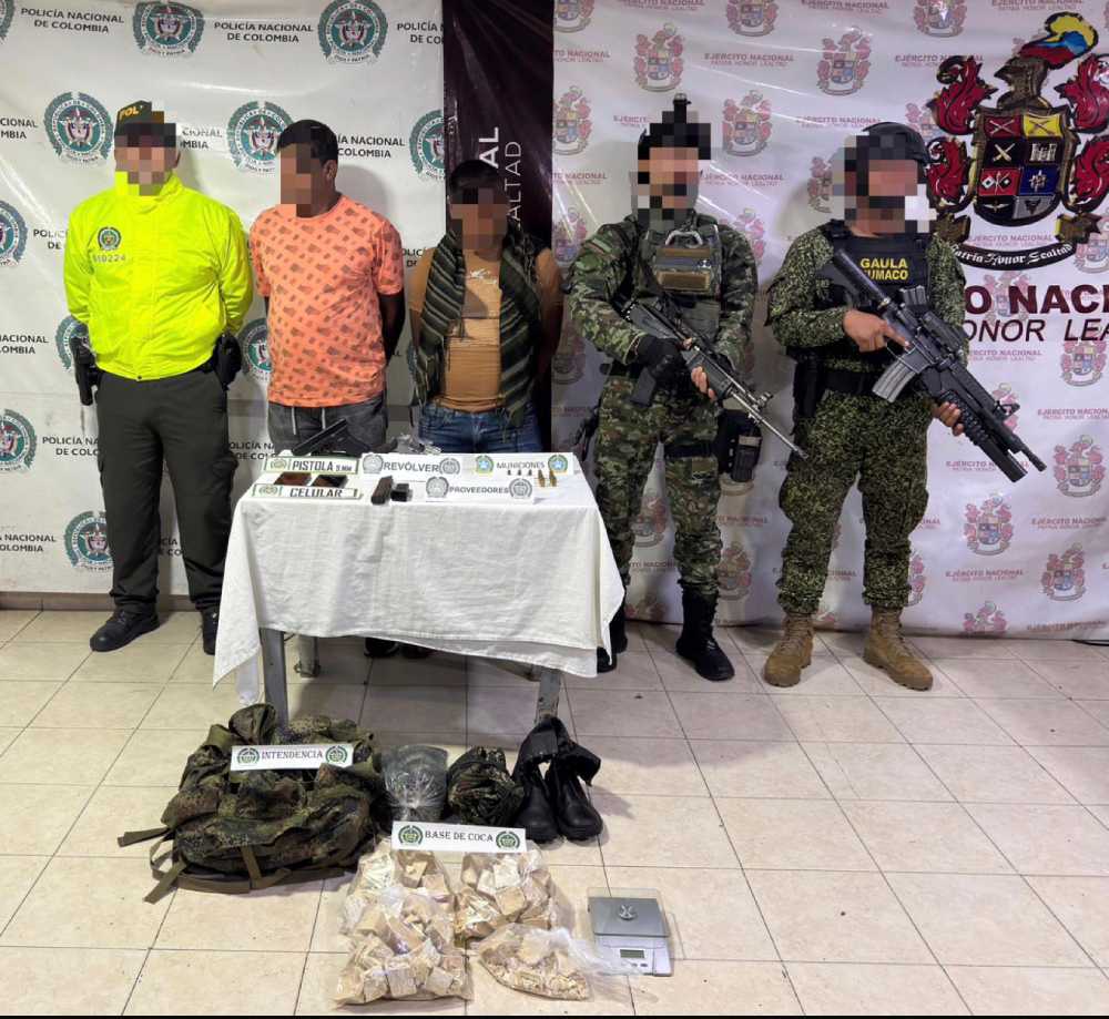 Contundencia operacional: Ejército Nacional capturó a dos grandes expendedores de drogas en el Pacífico sur de Nariño