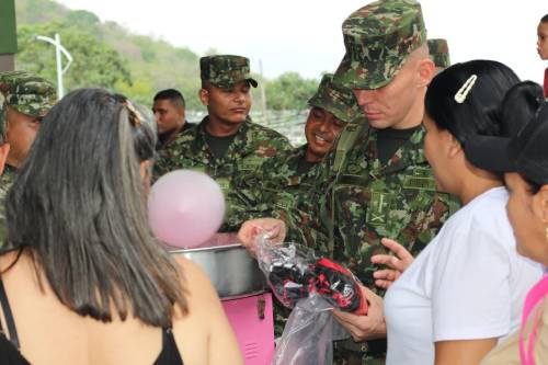 Ejército Nacional lidera jornada de apoyo al desarrollo en San José de Oriente, Cesar