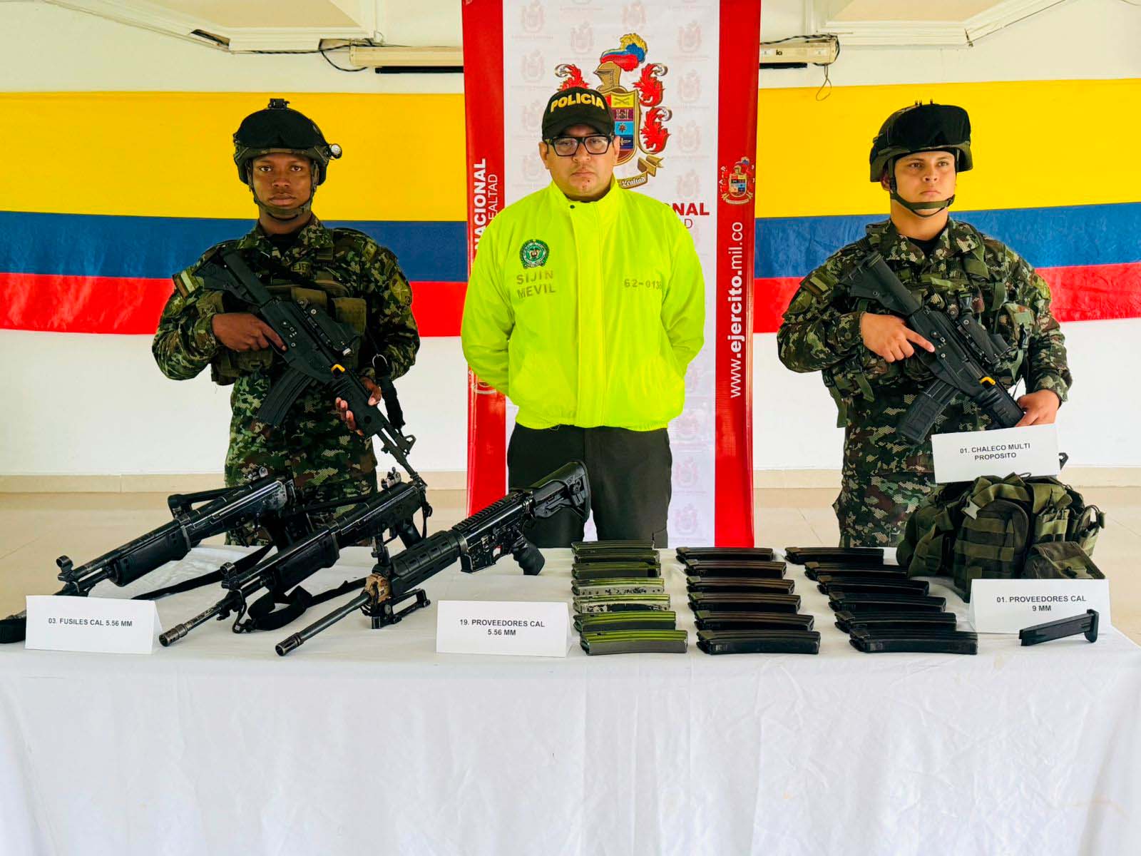 Ejército Nacional ubicó depósito ilegal de armamento en el Meta