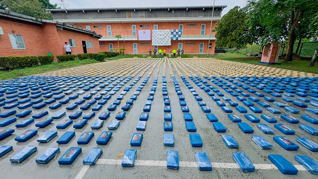 Golpe al narcotráfico: Ejército Nacional incautó millonario cargamento de marihuana en el Meta