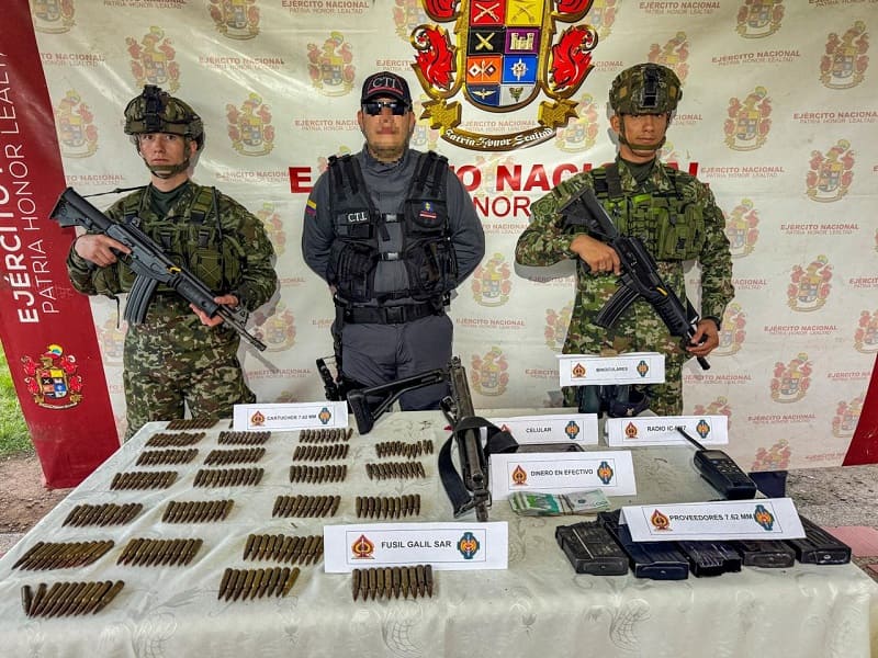 In Antioquia, Army neutralizes key leader of FARC dissident groups