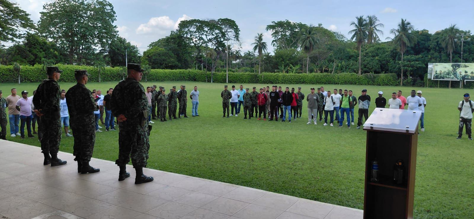 Ejército Nacional avanza en la convocatoria para los jóvenes que deseen prestar el servicio militar
