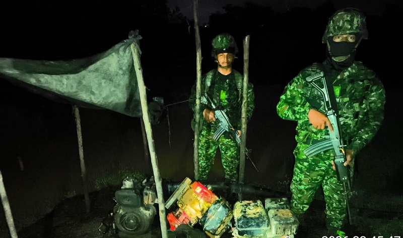 The National Army launches new operations against illegal mining in the Bajo Cauca region of Antioquia