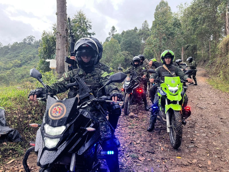 National Army strengthens security along the border between Quindío and Valle del Cauca