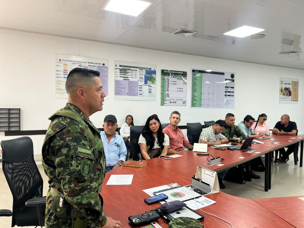 Ejército Nacional y gremio Pamicultor fortalecen  estrategias de seguridad en Casanare