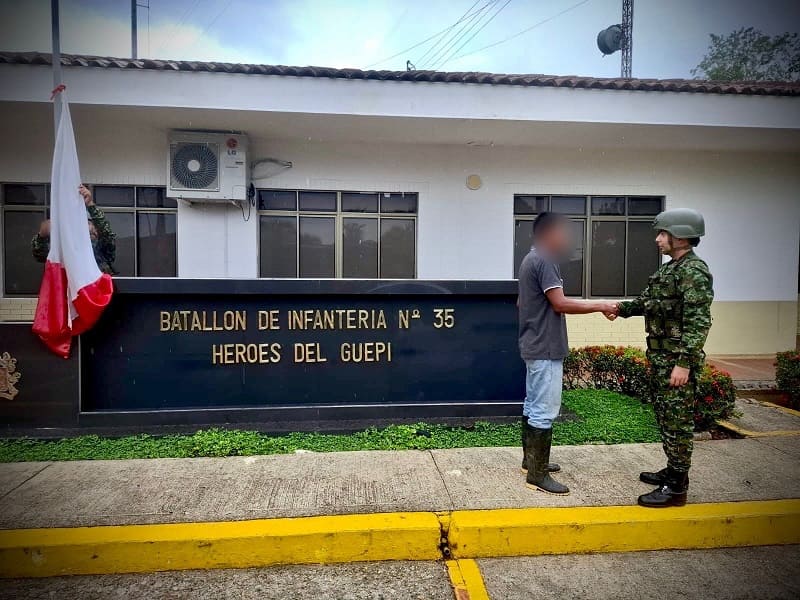 Pressure from Army troops led to the arrest of a member of a residual organized armed group in Caquetá