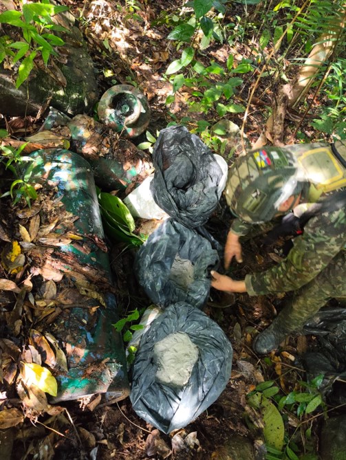 The National Army located a cache of explosive devices in Norte de Santander believed to belong to the ELN