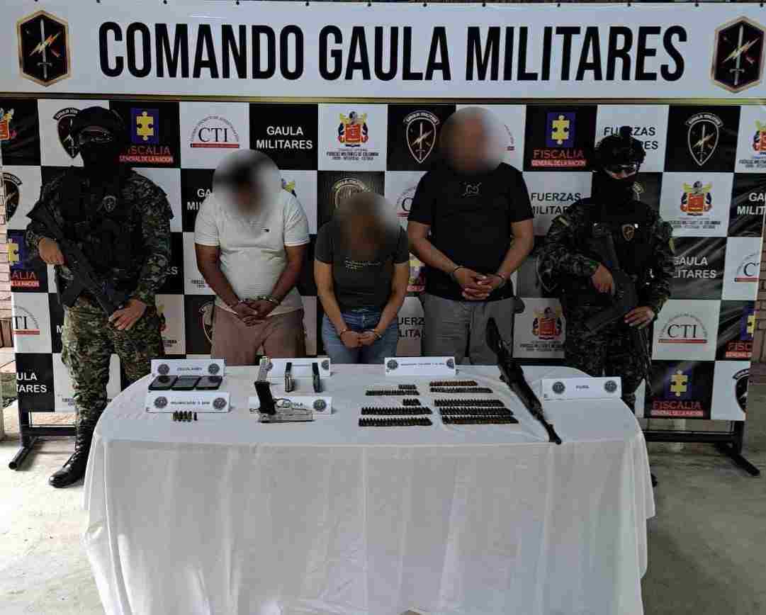 Capturados tres presuntos miembros del Clan del Golfo en San Marcos, Sucre, uno de ellos sería un cabecilla con más de 20 años de trayectoria criminal