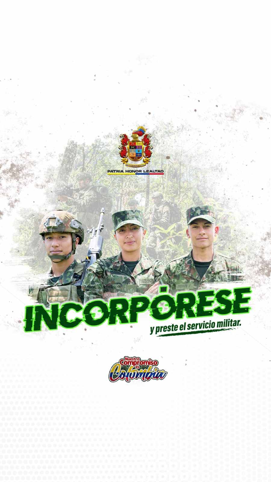 Ejército Nacional inició proceso de incorporación para el segundo contingente de 2026