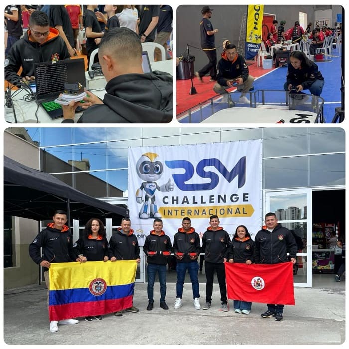 The School of Military Communications represents Colombia at the RSM Challenge 2026 International Robotics Championship