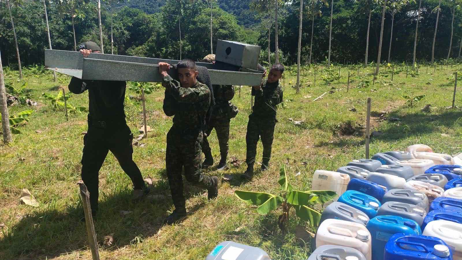 Ejército Nacional capturó a cuatro sujetos por explotación ilícita de oro en zona rural de Mariquita, Tolima