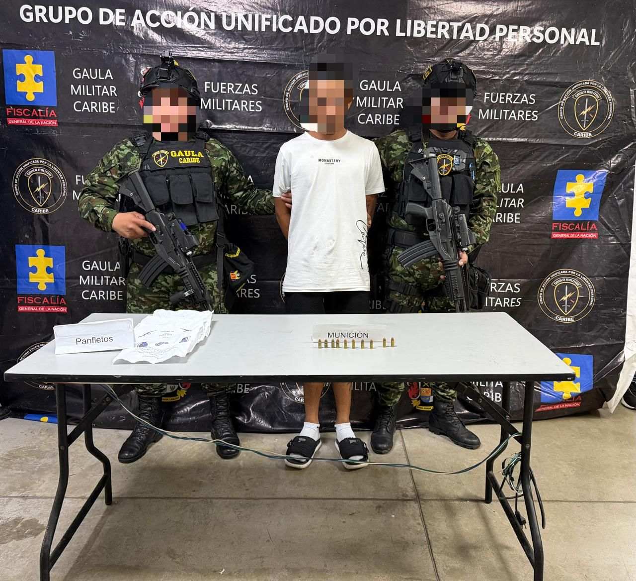 El Gaula Militar Caribe propina contundente golpe al grupo delincuencial organizado Los Costeños