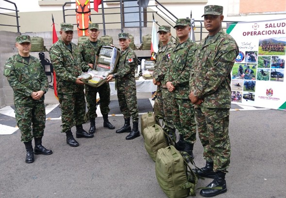 Dirección de Sanidad del Ejército fortalece capacidades de atención táctica con entrega de botiquines M1, M3 y M5